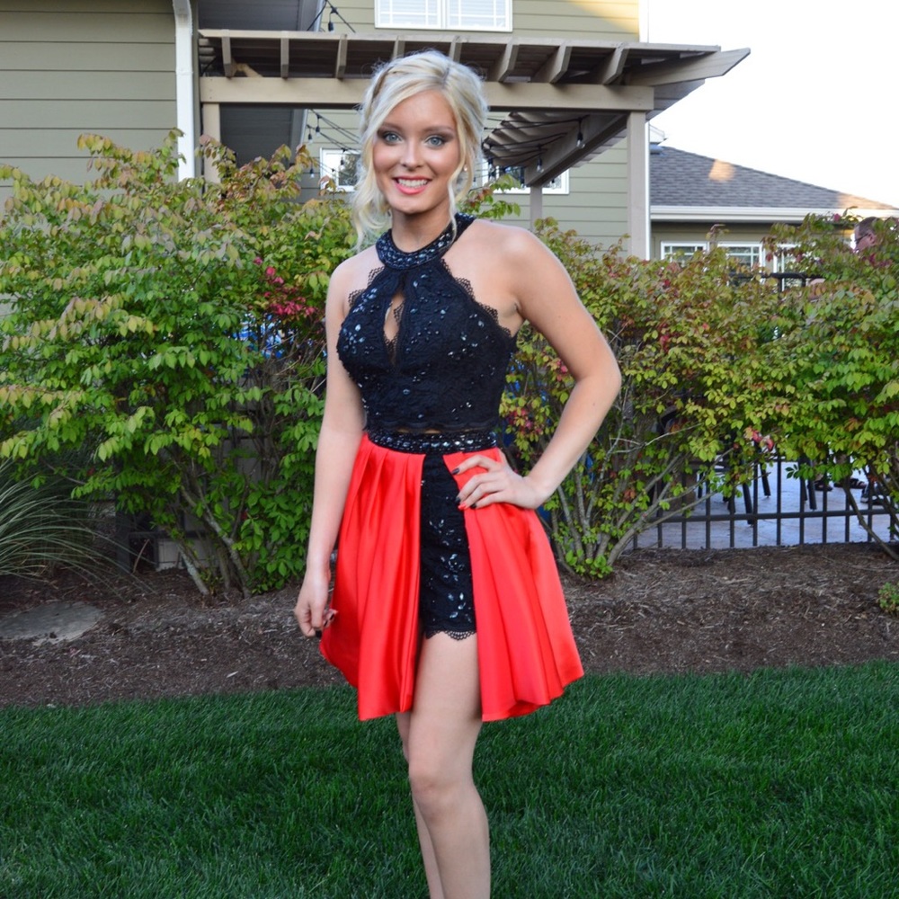 2 piece, shorts are connected.